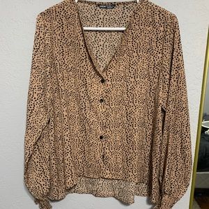 Cheetah print long sleeve